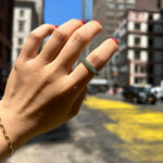 seree - Chess Skinny — Jade Ring