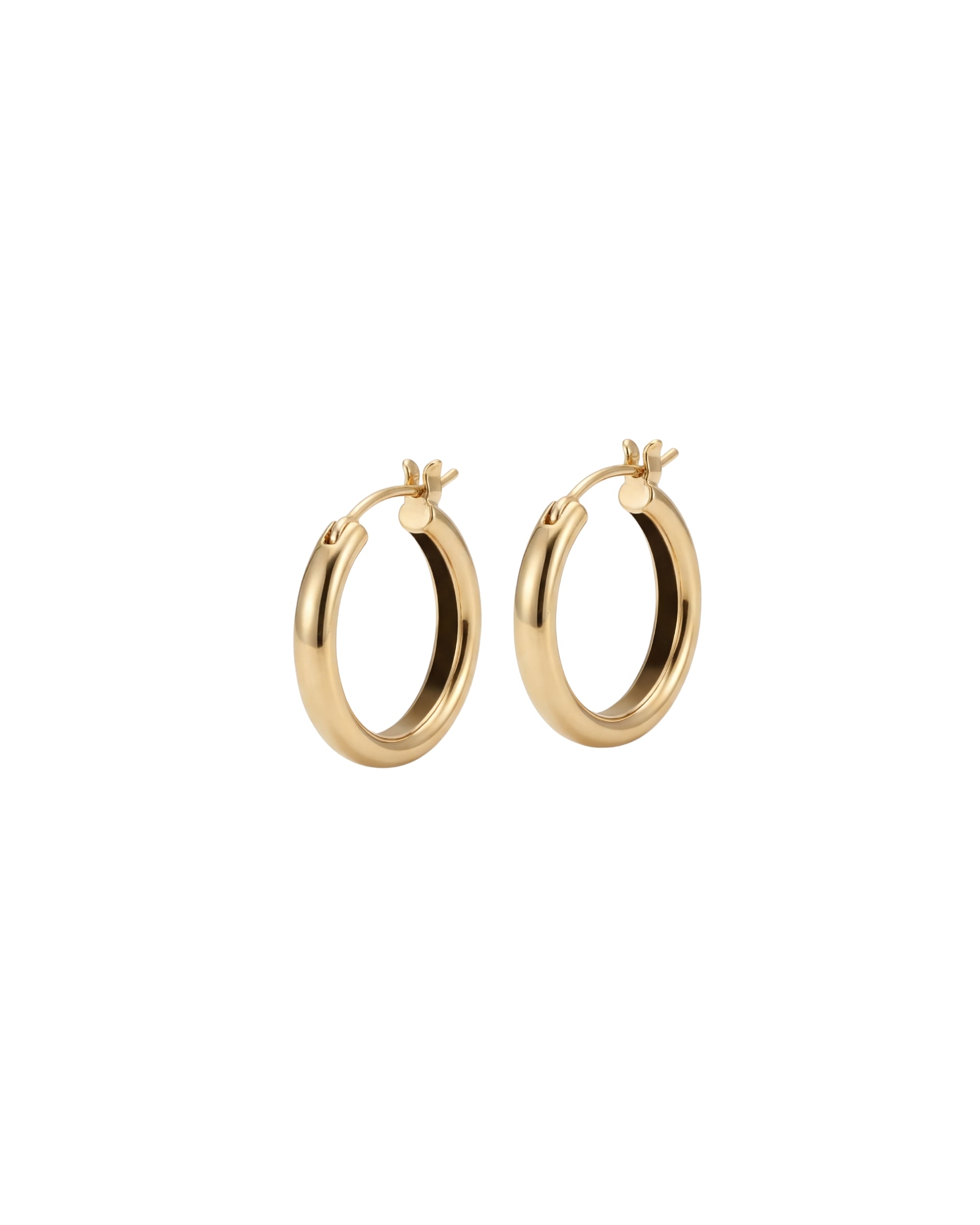 seree - Classic Huggie Hoops in Small