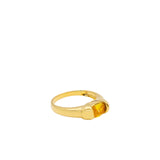 seree - Cleo — Zircon Croissant Ring