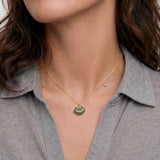 Cloud — Green Jade Pendant Necklace