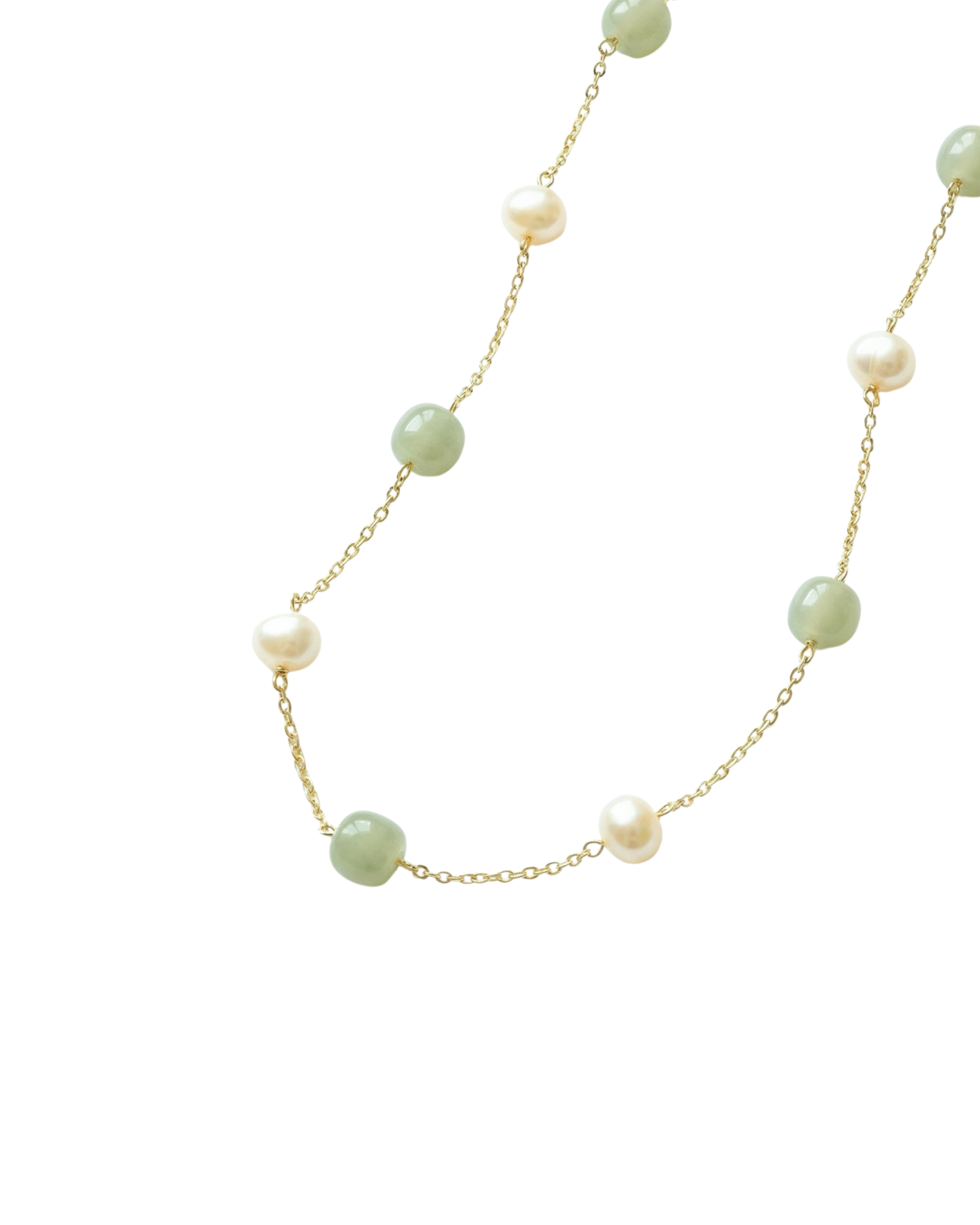seree - Olivia — Jade Pearl Necklace