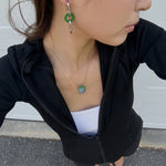 seree - Della — Convertible Link Jade Earrings