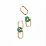 seree - Della — Convertible Link Jade Earrings