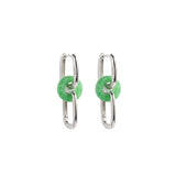 seree - Della — Convertible Link Jade Earrings
