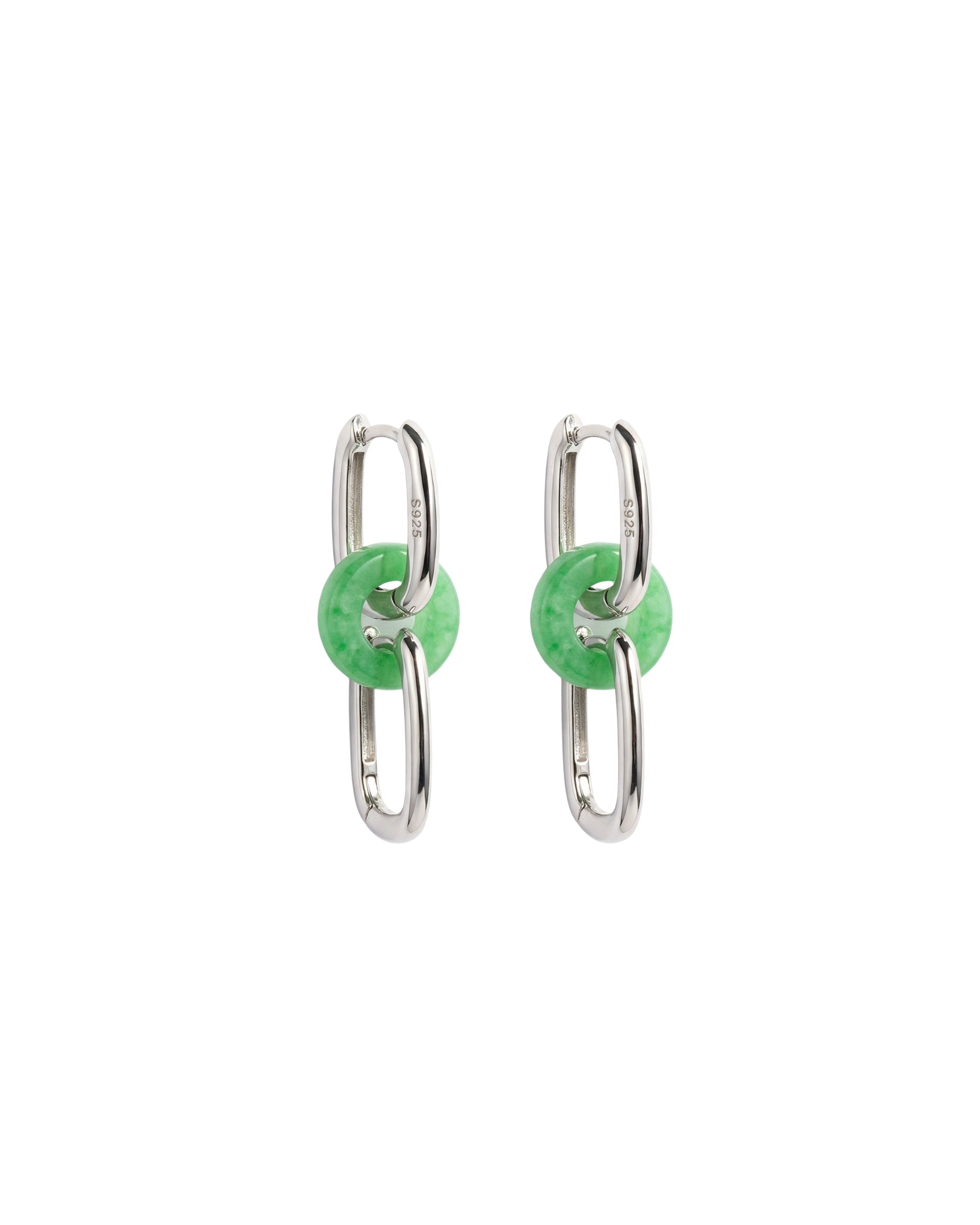 seree - Della — Convertible Link Jade Earrings