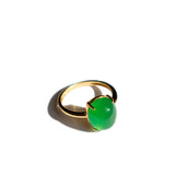 seree - Dew — Green Jade Stone Ring