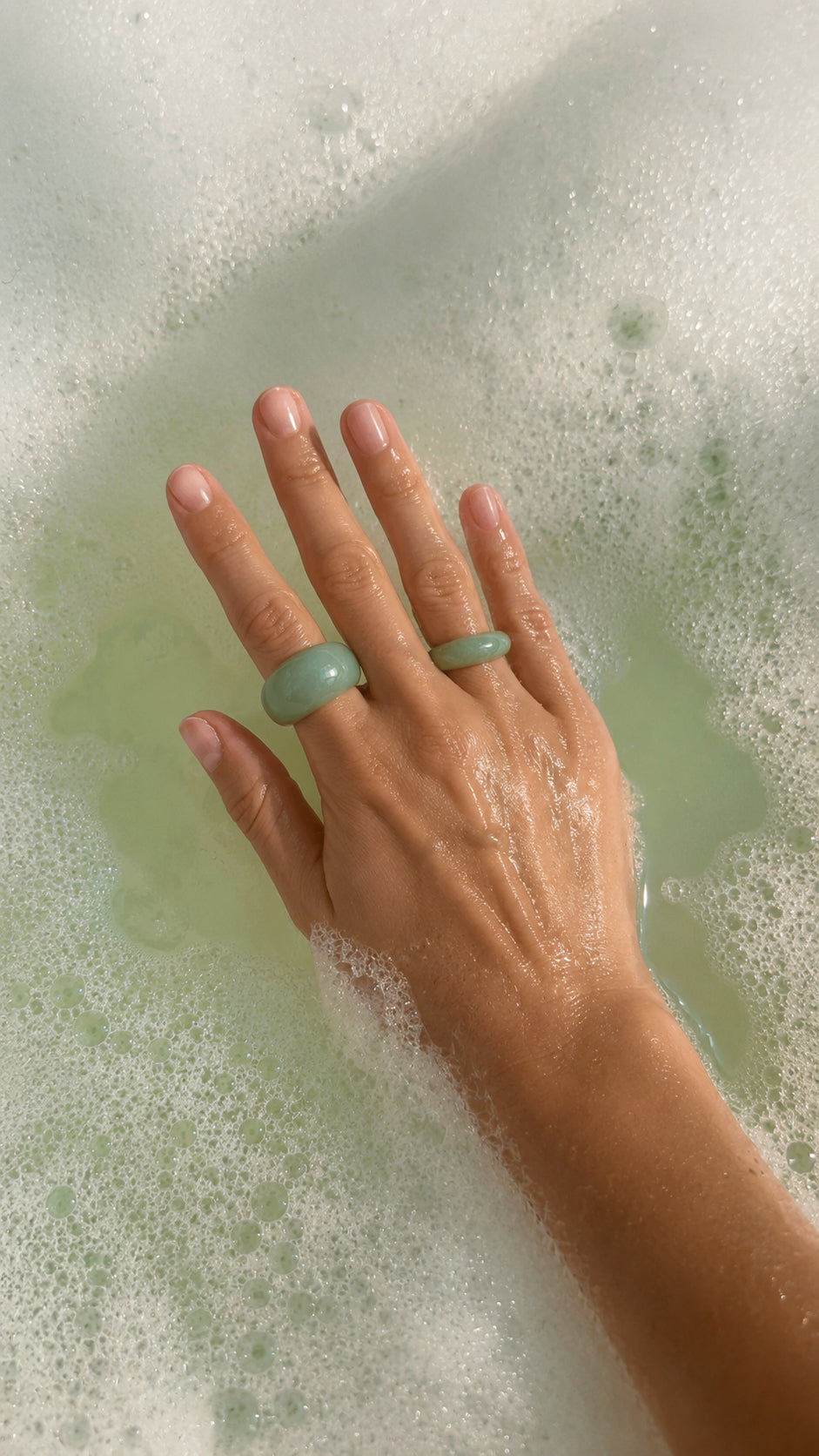 seree dome rings stacked