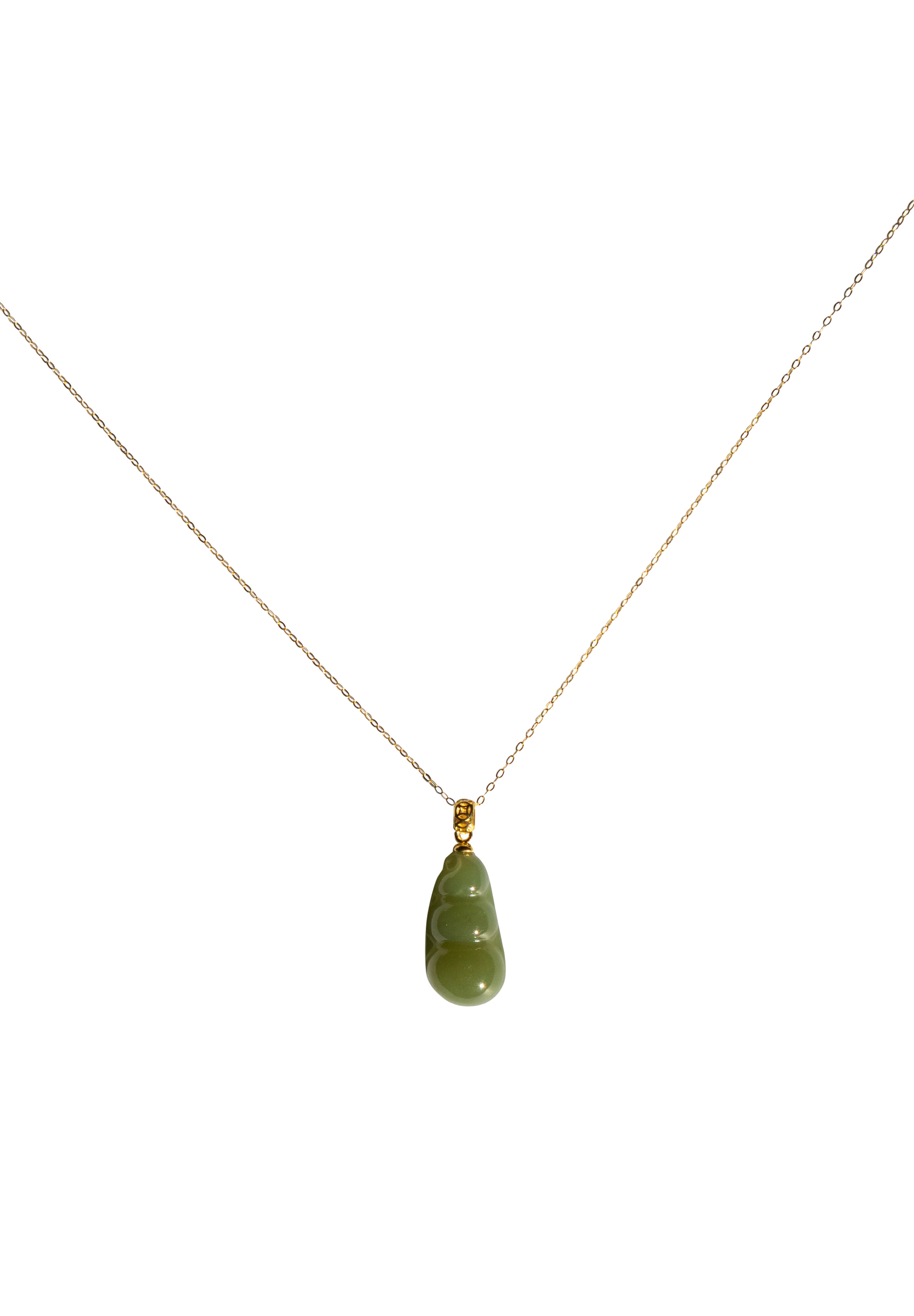 seree - Edamame — Jade Pendant Necklace