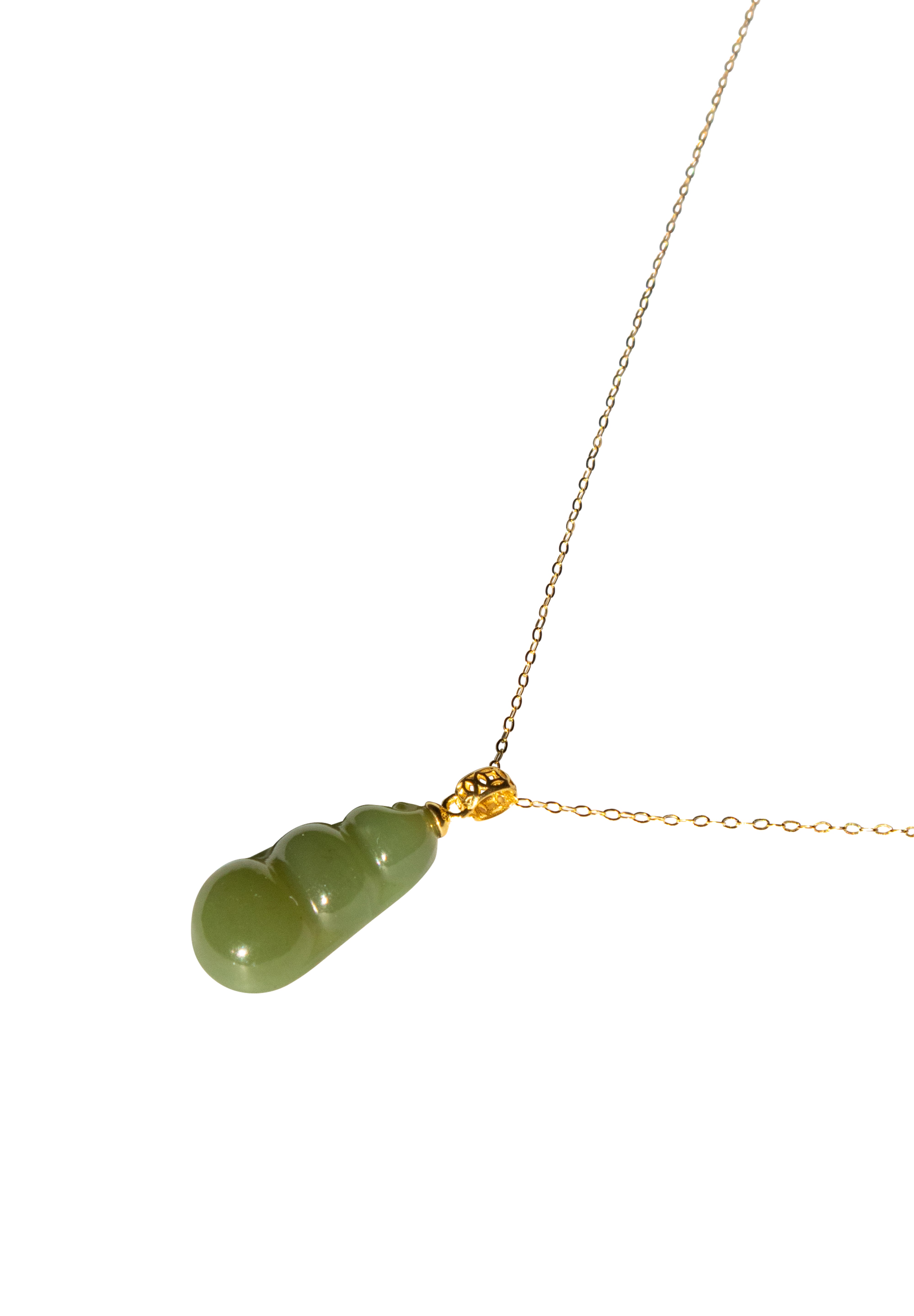 seree - Edamame — Jade Pendant Necklace