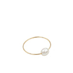 seree - Eden — Freshwater Pearl Skinny Gold Ring