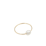 seree - Eden — Freshwater Pearl Skinny Gold Ring