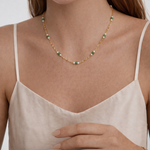 Elena — Jade and Freshwater Pearl Beaded Necklace