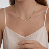 Elena — Jade and Freshwater Pearl Beaded Necklace