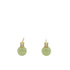 seree - Esther — Green Jade and Zircon Stud Earrings