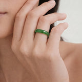 Evergreen — Green Jade Ring