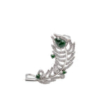 Feather — Jade Brooch