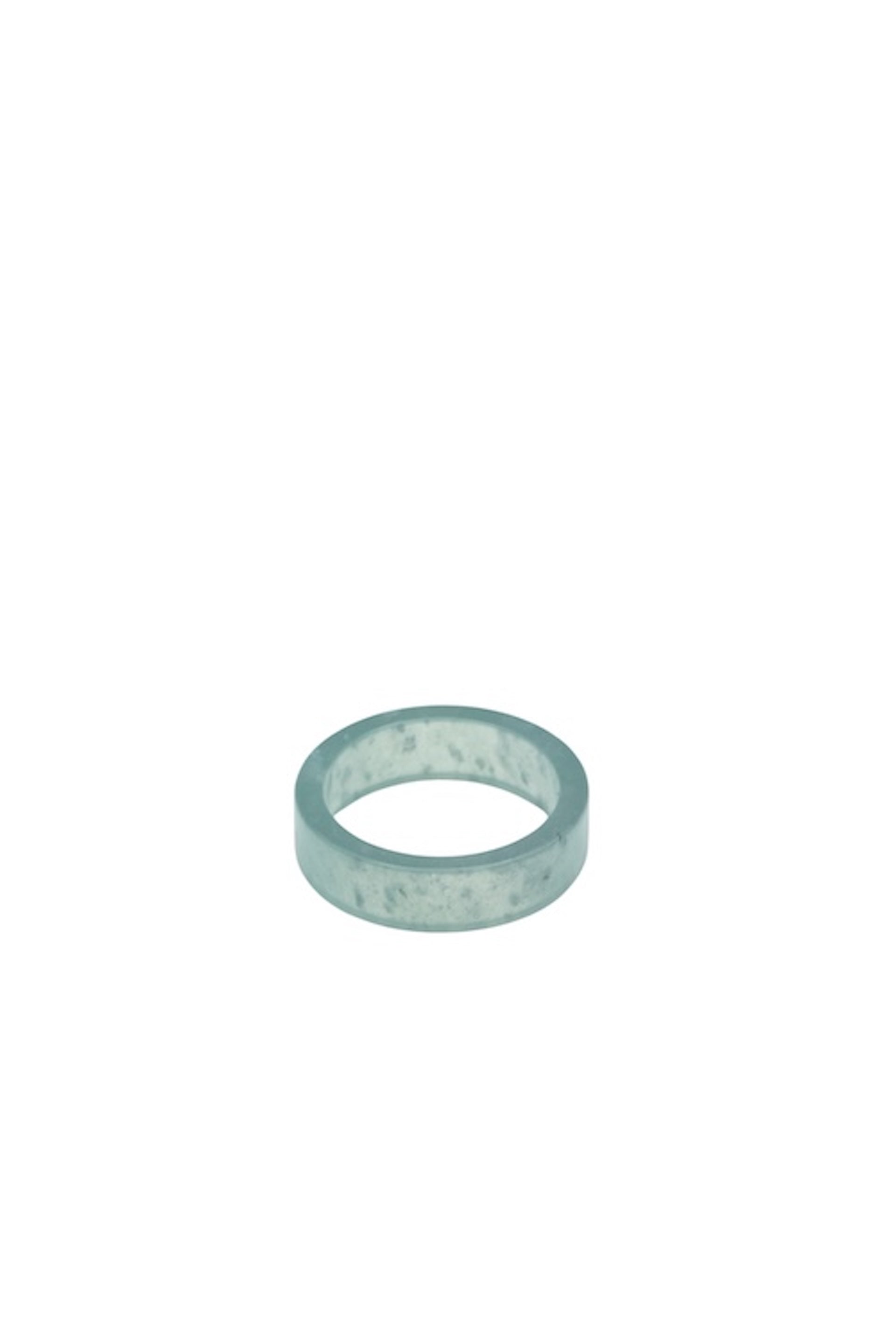 seree - Gale — Cyan Square Jade Ring