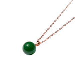 seree - Greene — Green Jade Pendant Necklace