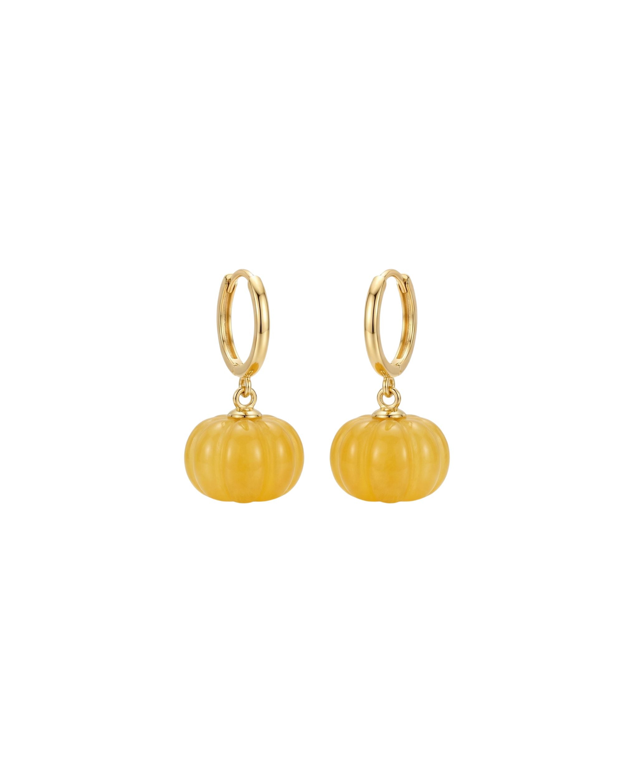 seree - Harvest — Jade Stone Charm Earrings