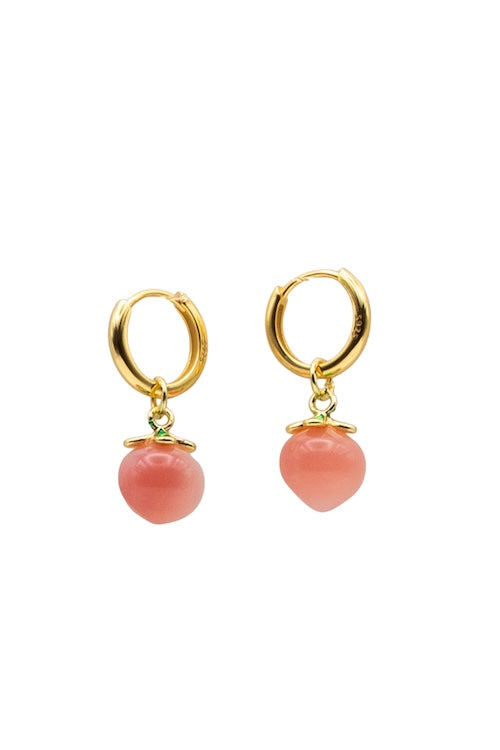 seree - Harvest — Jade Stone Charm Earrings