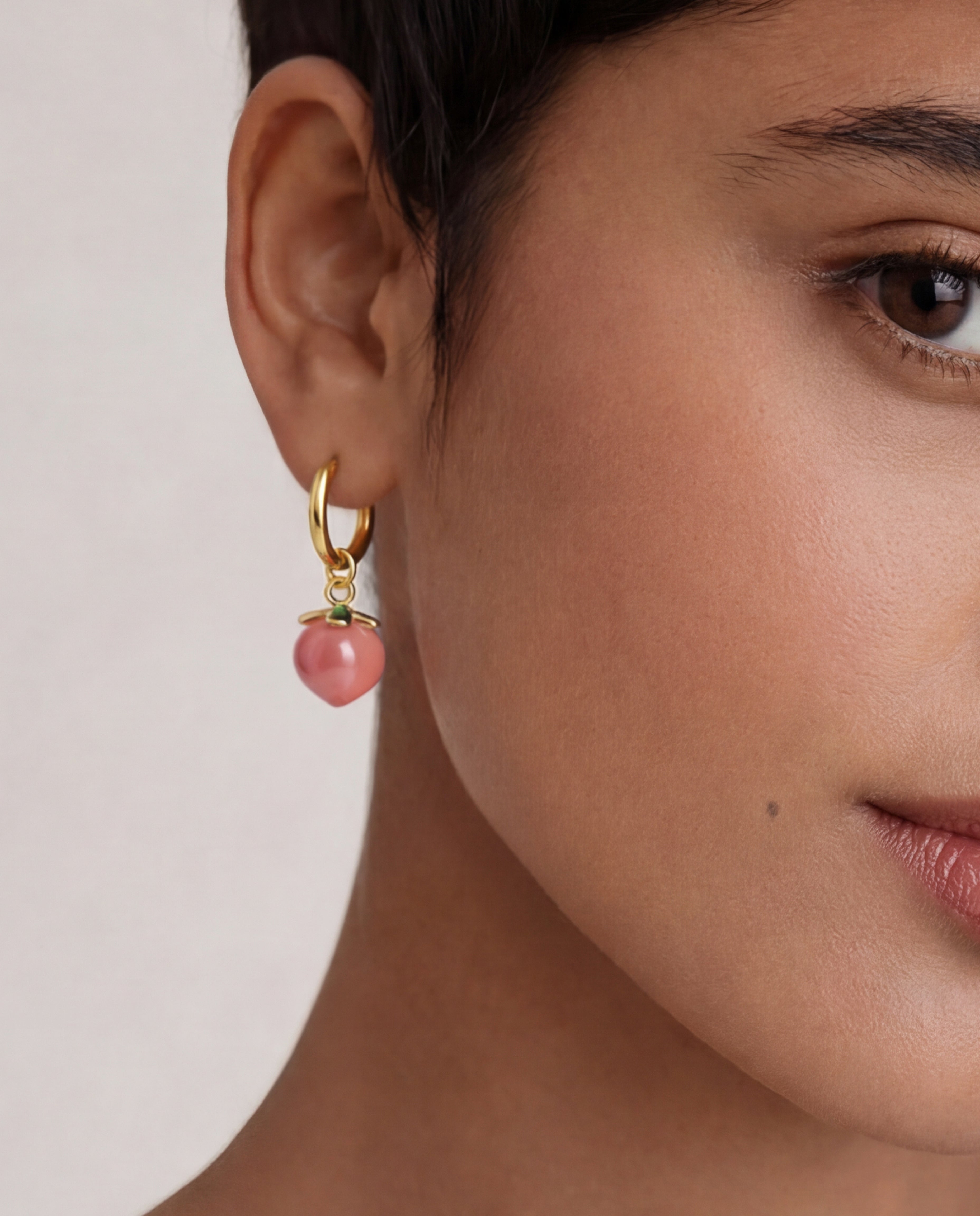 seree - Harvest — Jade Stone Charm Earrings