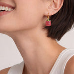 seree - Harvest — Jade Stone Charm Earrings