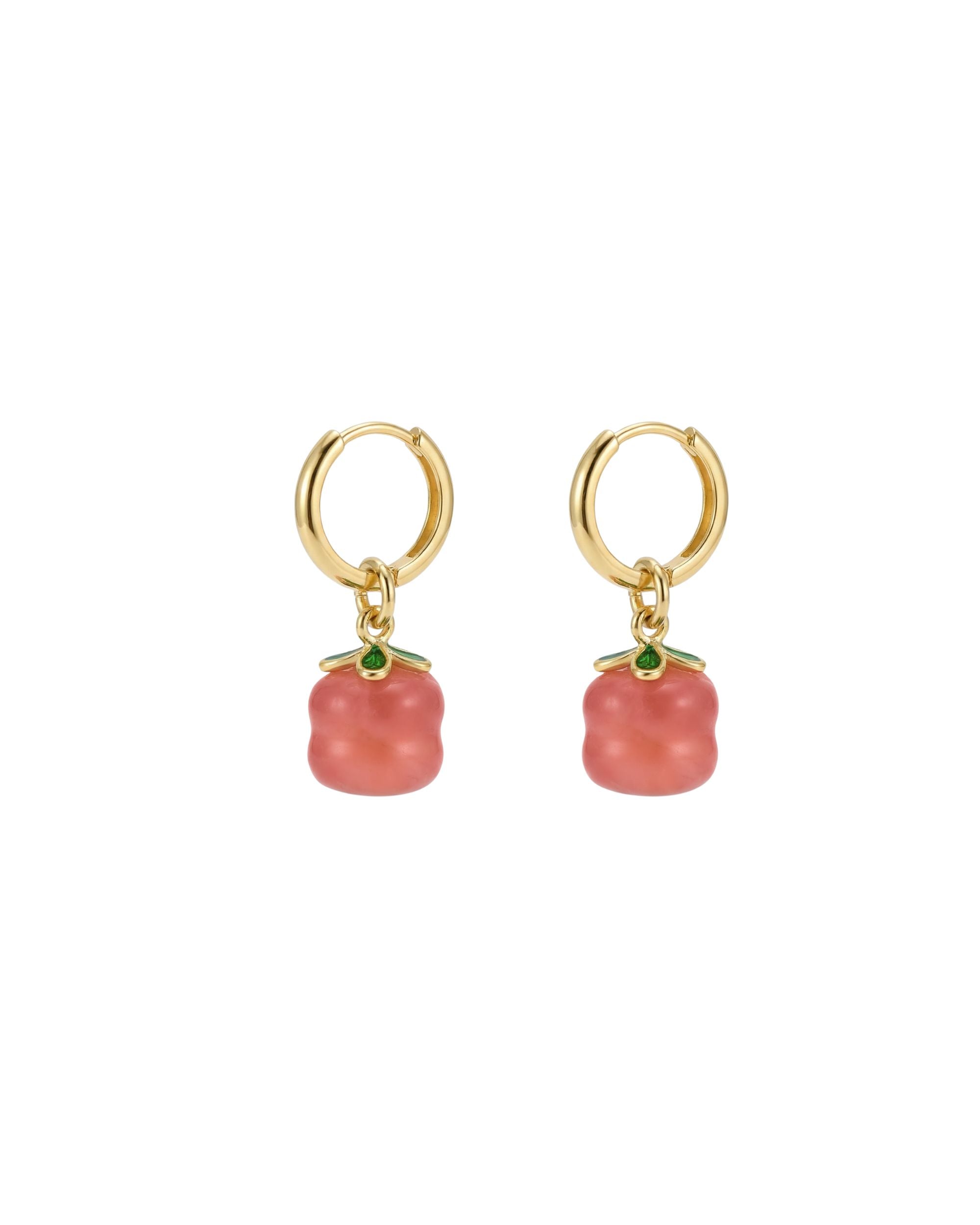 seree - Harvest — Jade Stone Charm Earrings