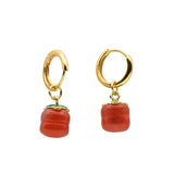 seree - Harvest — Jade Stone Charm Earrings