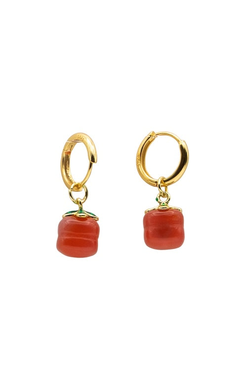 seree - Harvest — Jade Stone Charm Earrings