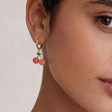  seree - Harvest — Jade Stone Charm Earrings