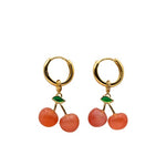 seree - Harvest — Jade Stone Charm Earrings