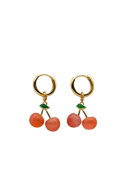 seree - Harvest — Jade Stone Charm Earrings