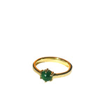 Inez — Green Jade Gold Ring