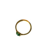 Inez — Green Jade Gold Ring