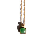 seree - Puzzle — Jade Stone Pendant Necklace