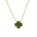 seree - Jardin — Green Jade Pendant Necklace