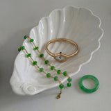 Jillian — Jade Beaded Bracelet