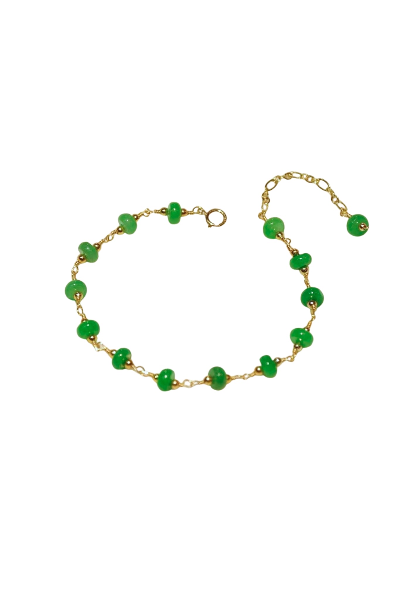 Jillian — Jade Beaded Bracelet