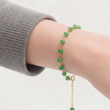 Jillian — Jade Beaded Bracelet