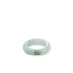 seree - Koi — Mottled Green Jade Ring