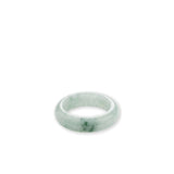 seree - Koi — Mottled Green Jade Ring