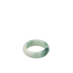 seree - Koi — Mottled Green Jade Ring