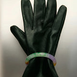 Lavender Field — Multicolor Jade Stone Bangle