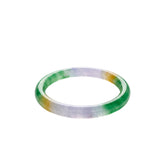 seree - Lavender Field — Multicolor Jade Stone Bangle