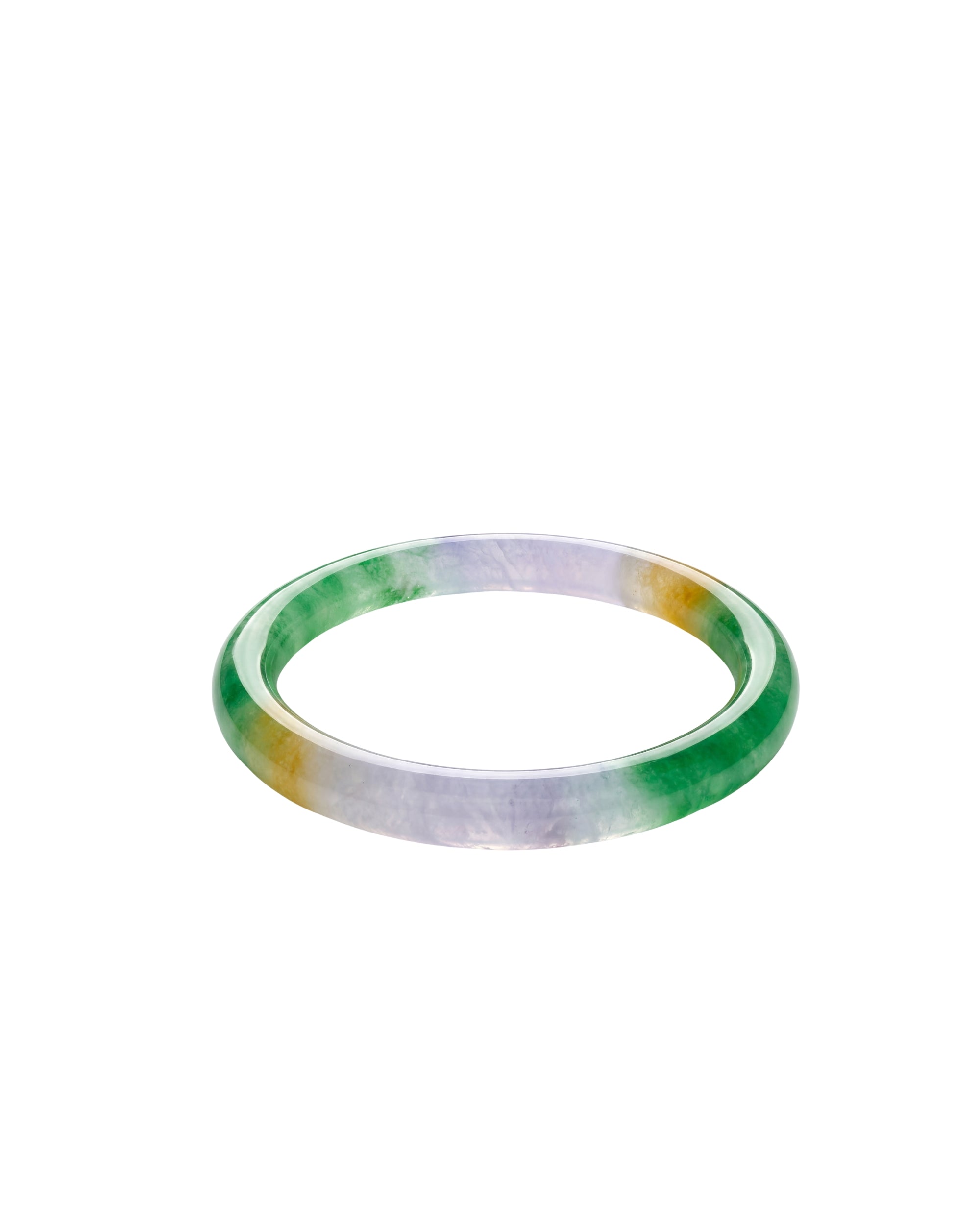 seree - Lavender Field — Multicolor Jade Stone Bangle