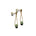 seree - Zodiac collection | Libra — Skinny gold chain jade earrings