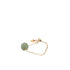 seree - Zodiac collection | Libra — Skinny gold chain jade ring