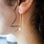 seree - Lilith — Pearl Thread Earrings