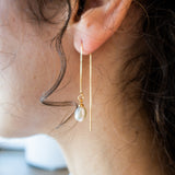 seree - Lilith — Pearl Thread Earrings