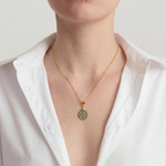 seree Lotus Root Jade Pendant Necklace
